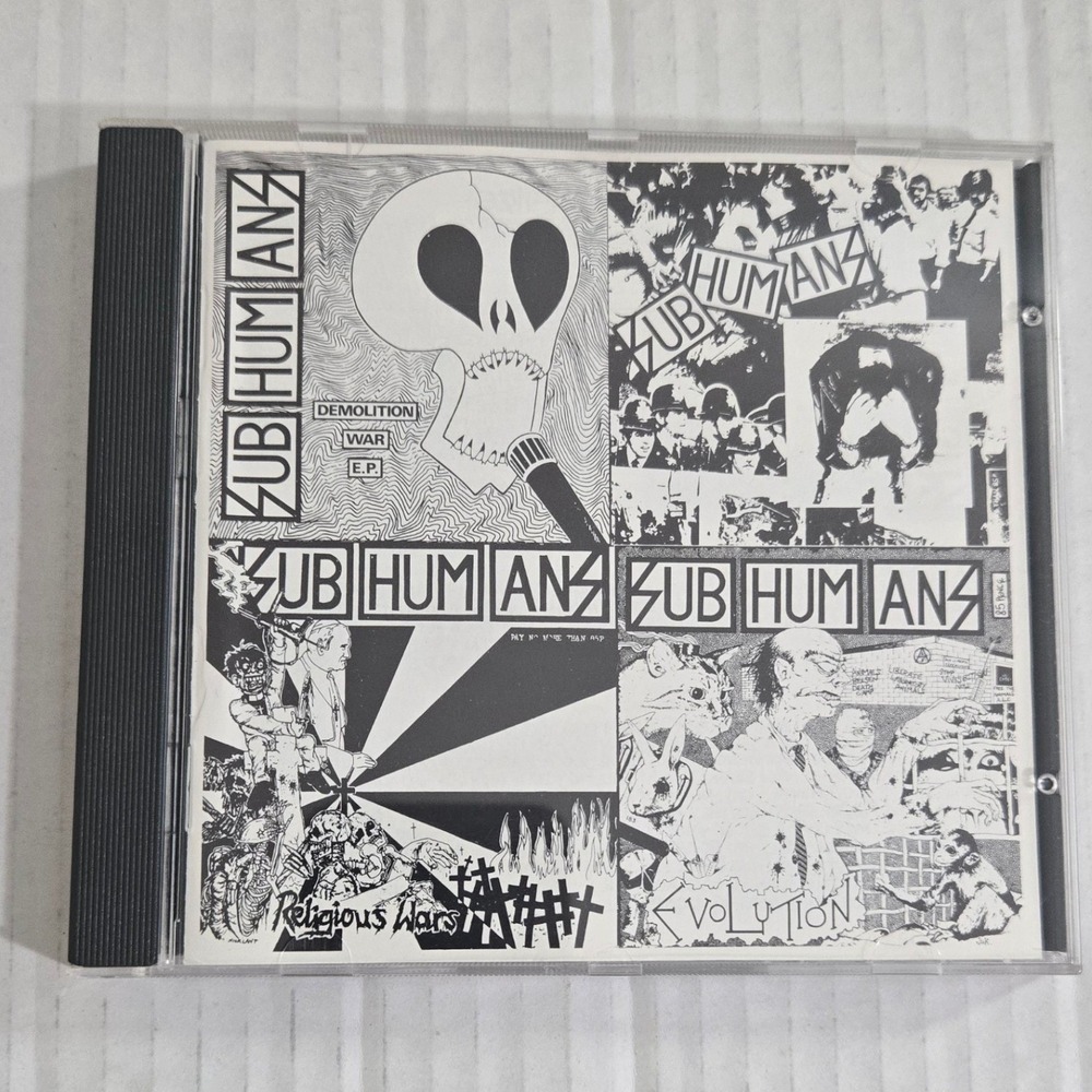Subhumans EP LP CD Vintage 1986 Bluurg Records UK Anarcho Punk‎ (CIB)